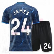 Chelsea Fodboldsæt Børn 2023-24 Reece James 24 Udebanetrøje
